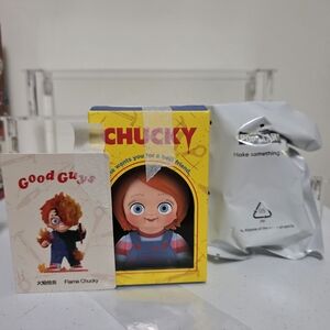 Authentic Popmart Chucky Figure Flame Chucky